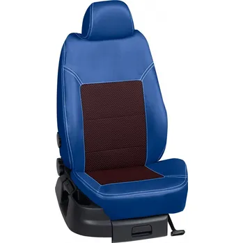 Potah sedadla Autopotahy Seat TOLEDO / od r.1992->, 4-dveře, KOŽENKA > OR 0317 (OR 0317 / Modrý koženkový bok)