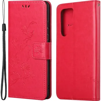 Pouzdro na mobilní telefon Flower knížkové pouzdro na Samsung Galaxy S24 Ultra - červené