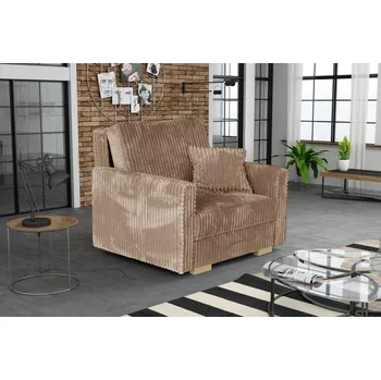 Křeslo Nábytek PEGAS s.r.o. Rozkládací křeslo Vivian Piano I hnědé