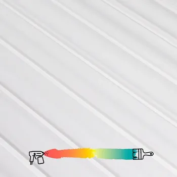 Obklad Lamelio Ukončovací profil pro dekorativní lamely INFINITY VERSAL / Bílá Pravá 2,7 m