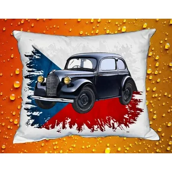 Povlak na polštářek Polštář s Českým autem 096 (auta České výroby)