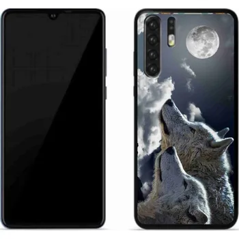Pouzdro na mobilní telefon Gelový kryt mmCase na mobil Huawei P30 Pro - vlci