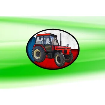 Nášivka nášivka s traktorem ZETOR 7745 Obdélník (nášivky traktory)