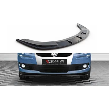 Nárazník Spojler pod nárazník lipa Volkswagen Touran Mk1 Facelift černý leský plast