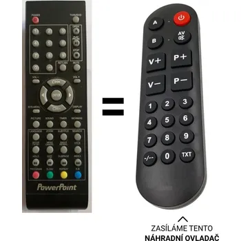 Dálkový ovladač Prosonic LCD19169 náhradní dálkový ovladač pro seniory