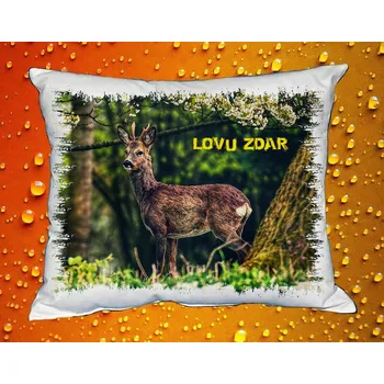 Dekorativní polštářek Polštářek pro myslivce č. 65 (MYSLIVECKÝ POLŠTÁŘ)