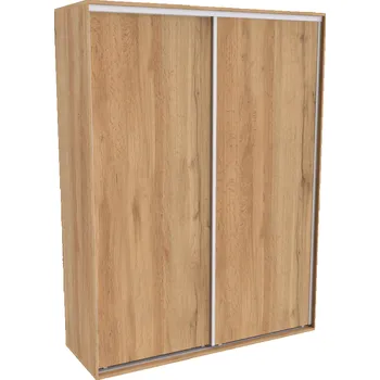Šatní skříň Šatní skříň FLEXI 2 s posuvnými dveřmi Dekor: Dub harmony, Šířka: 180 cm, Výška: 220 cm