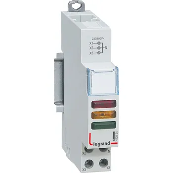 Jistič LEGRAND Signálka 412934 CX3 230/400V zel/žl/rudá 412934