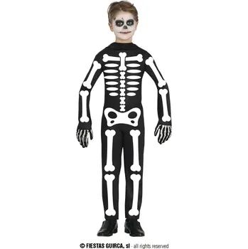 Fiestas Guirca Kostra kostým - věk 3 - 4 roky - 95 - 115 cm