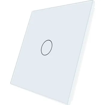 vypínač WELAIK panel skleněný 1 - bílý