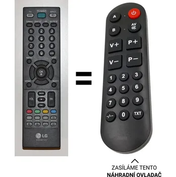 LG AKB33871408 AKB33871401 AKB33871406 náhradní dálkový ovladač pro seniory