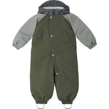 Kojenecká kombinéza LEOKID zimní kombinéza Color Block Green Scape vel. 3-4r (vel. 98)