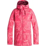 roxy Dámská zimní bunda valley hoodie tea berry/washed floral - mmn1