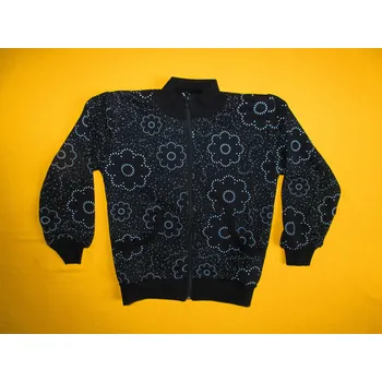 Dívčí mikina Arex, ČR Dívčí bavlněná mikina s bílým potiskem 1 Barva: černá, Velikost: 116