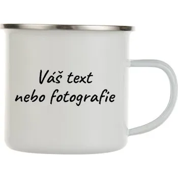 Plechový hrnek s vlastním textem