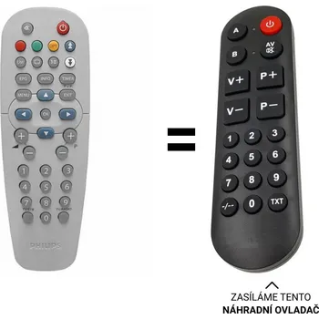 Dálkový ovladač Philips RC19336005 náhradní dálkový ovladač pro seniory