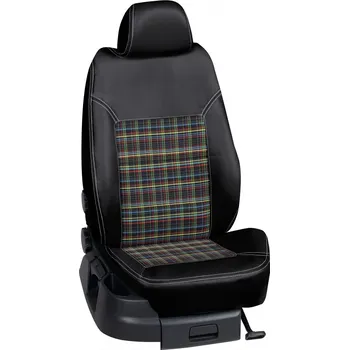 Potah sedadla Autopotahy Škoda FABIA II / od r.2007->, 5 dveří, ( Sport, Ambiente ), KOŽENKA > OR 0284 (OR 0284 / Černý koženkový bok)