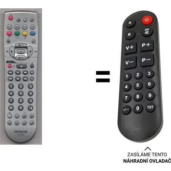 Dálkový ovladač Hitachi CLE-967, CLE-993 náhradní dálkový ovladač pro seniory
