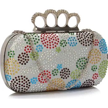 Kabelka LS Fashion LSE00214 stříbrné