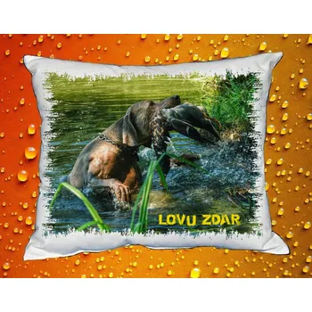 Dekorativní polštářek Polštářek pro myslivce č. 71 (MYSLIVECKÝ POLŠTÁŘ)