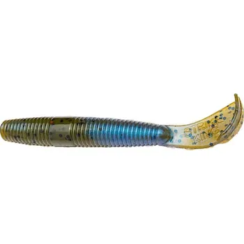 Umělá nástraha 9ks - Gumová Nástraha Strike King Rage Cut-R Worm 7,5cm Blue Craw