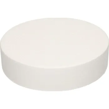 Jedlá dekorace na dort Svět pečení Polystyrenová maketa kruh o 20 × 5 cm