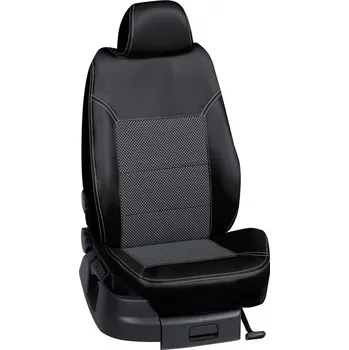 Potah sedadla Autopotahy Citröen JUMPER / od r.1994->, 6 míst, KOŽENKA > OR 0286 (OR 0286 / Černý koženkový bok)