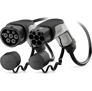 Elektromobilita AC nabíjecí kabel 20A, 5m (EV-T2G3PC-3AC20A-5,0M2,5ESBK01).1xTyp2,1x volný konec