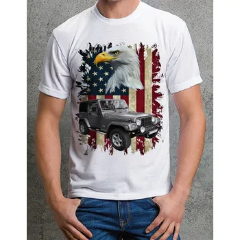 Pánské tričko tričko Jeep Wrangler 134 (triko s osobním autem)