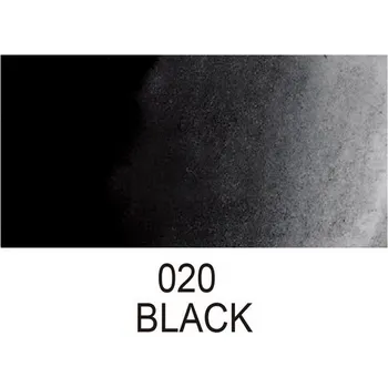 Výtvarná barva Kuretake Akvarelové barvy Gansai Tambi - jednotlivé barvy Black