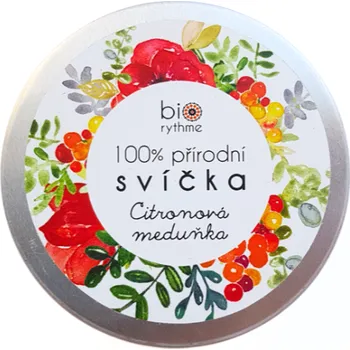 Svíčka Biorythme Přírodní svíčka Citronová meduňka 70 g