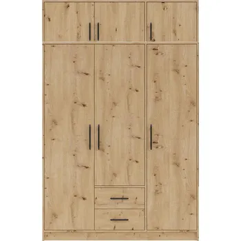 Šatní skříň SMART r | šatní skříň SR2 + nástavec SRN2 | 150 cm | artisan