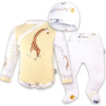 Dětská móda Little Angel Outlast novorozenecká sada tenká Safari