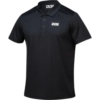Pánské tričko Polo-triko iXS Team Active Black - 2XL