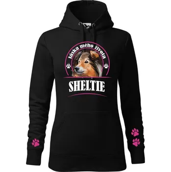 Dámská mikina STRIKER Dámská mikina Sheltie Barva: Černá, Velikost: XXL