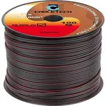 Kabel reproduktorový 2 x 1,5mm černý CU (100m)