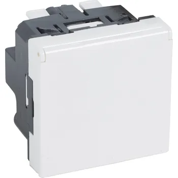 Elektrická zásuvka LEGRAND Zásuvka MOSAIC 77149 2P+T s klapkou bílá 077149