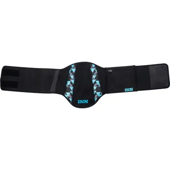 Motocyklový chránič Dámský ledvinový pás iXS SHAPED X99018 černo-tyrkysová DS