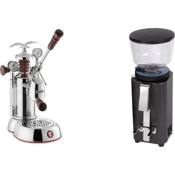 Kávovar La Pavoni Esperto Abile + ECM C-Manuale 54, anthracite