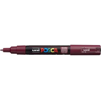 Uni Mitsubishi pencils Posca PC-1M popisovač na vodní bázi Red wine