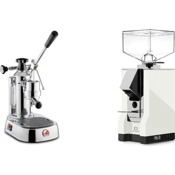 Kávovar La Pavoni Europiccola Lusso + Eureka Mignon Silenzio, CR white