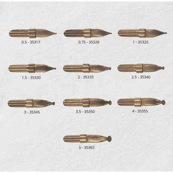 Umělecký štětec William Mitchell - Script nibs - jednotlivě 3/4 = 0.5