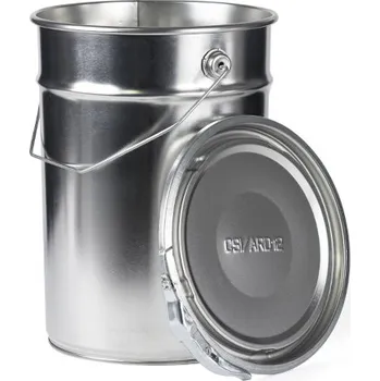 kbelík Kbelík plechový 5L s víkem, obručí a pojistkou