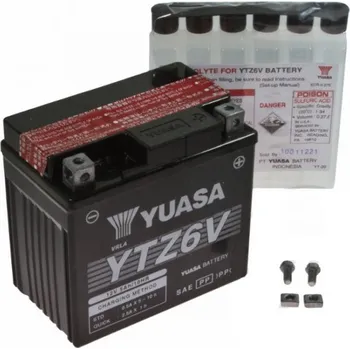 Motobaterie Maintenance-free battery YUASA YTZ6V