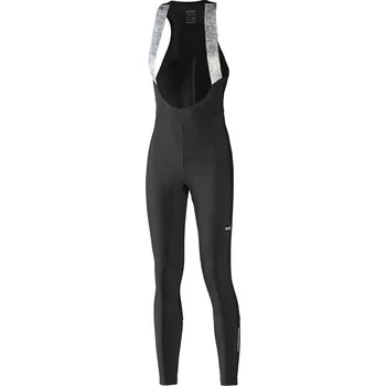 Cyklistické oblečení Dámské zimní cyklistické kalhoty GORE Progress TH Bib Tights+ Womens black Velikost: M/40