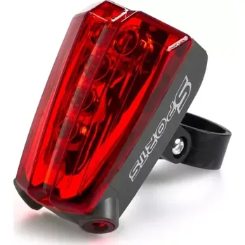 Cyklosvítilna LED Sports LED osvětlení na jízdní kolo červená