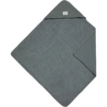 LÄSSIG ručník s kapucí MUSLIN/TERRY HOODED TOWEL Petrol Green