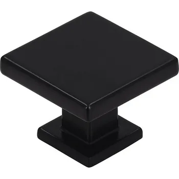 Nábytkové kování Nábytková úchytka ZAFRA, kovová, černá mat, délka 30 mm 2506-30 PB12