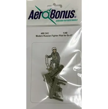 Plastikový model 1/48 Modern Russian Fighter Pilor for Su-57 (ZVE)