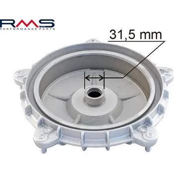 Brzda pro motocykl Bubnová brzda RMS 225085080 zadní
